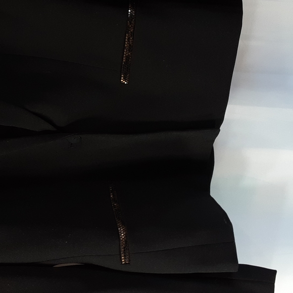 Focus 2000 size 10 blazer black/brown studded leopard print collar - Picture 4 of 9